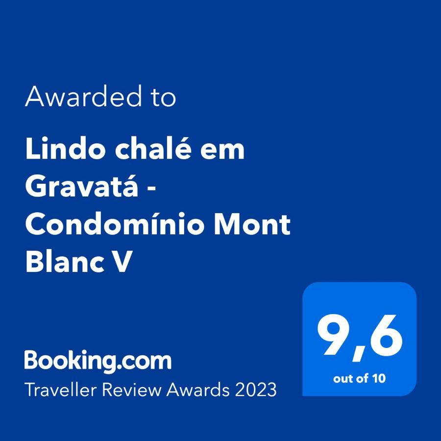 Lindo Chale Em Gravata - Condominio Mont Blanc V Bagian luar foto